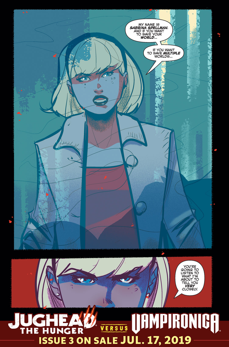 Illustration for article titled A Game-Changing Look Inside the Next Issue of Jughead: The Hunger vs. Vampironica